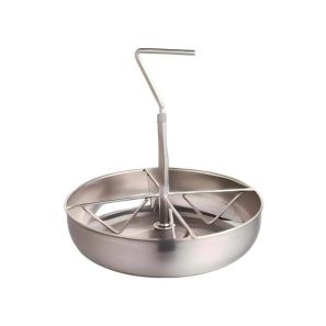 Stainless Steel Piglet Feeder(Triangle handle) 0306